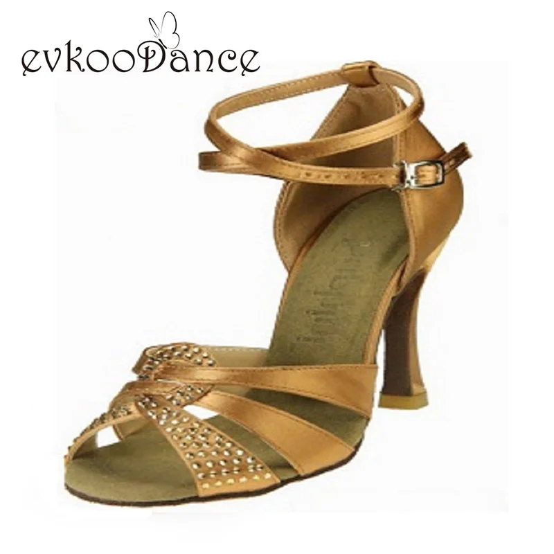 Dancing Shoes Brown Or Black With Rhinestone Heel Height 8cm Size Us 4-12 Professional Woman Dancing Shoes Latin Shoes NL103
Dancing Shoes Brown Or Black With Rhinestone Heel Height 8cm Size Us 4-12 Professional Woman Dancing Shoes Latin Shoes NL103