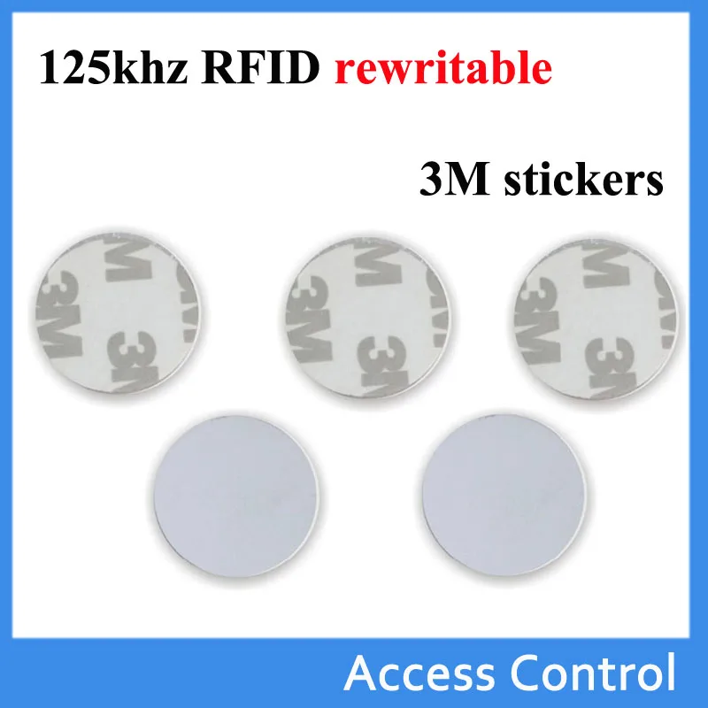 10 шт./лот 25 мм 125 кГц RFID метки T5577 записи наклейки Бесконтактные Карты