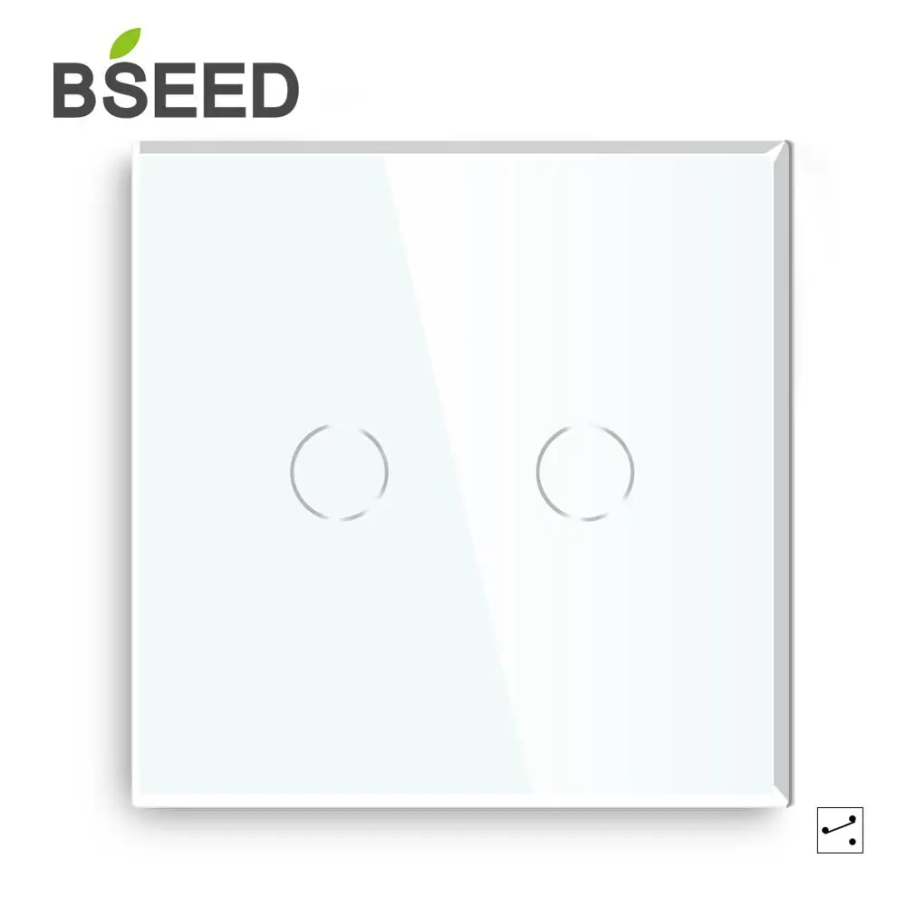 Bseed Mvava Touch Switch 2 Gang 1 Way 2 Way Luxury Wall EU UK Standard Glass Panel Touch Light Switch Black White Gold Switches
Bseed Mvava Touch Switch 2 Gang 1 Way 2 Way Luxury Wall EU UK Standard Glass Panel Touch Light Switch Black White Gold Switches