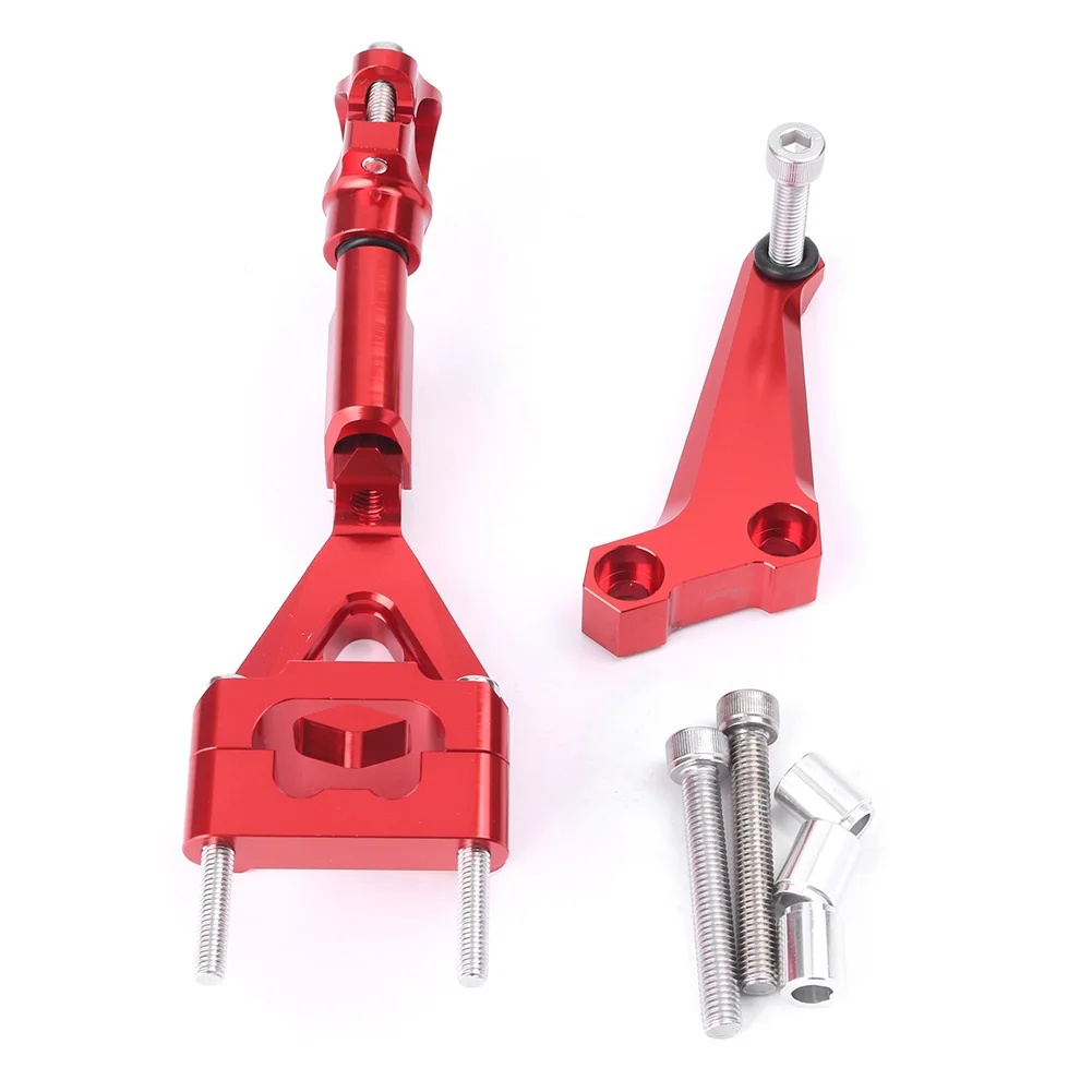 For Kawasaki Z250 Z300 2013 2014 2015 2016 Motorcycle Steering Damper Stabilizer Bracket Mounting Holder Set CNC Aluminum
For Kawasaki Z250 Z300 2013 2014 2015 2016 Motorcycle Steering Damper Stabilizer Bracket Mounting Holder Set CNC Aluminum