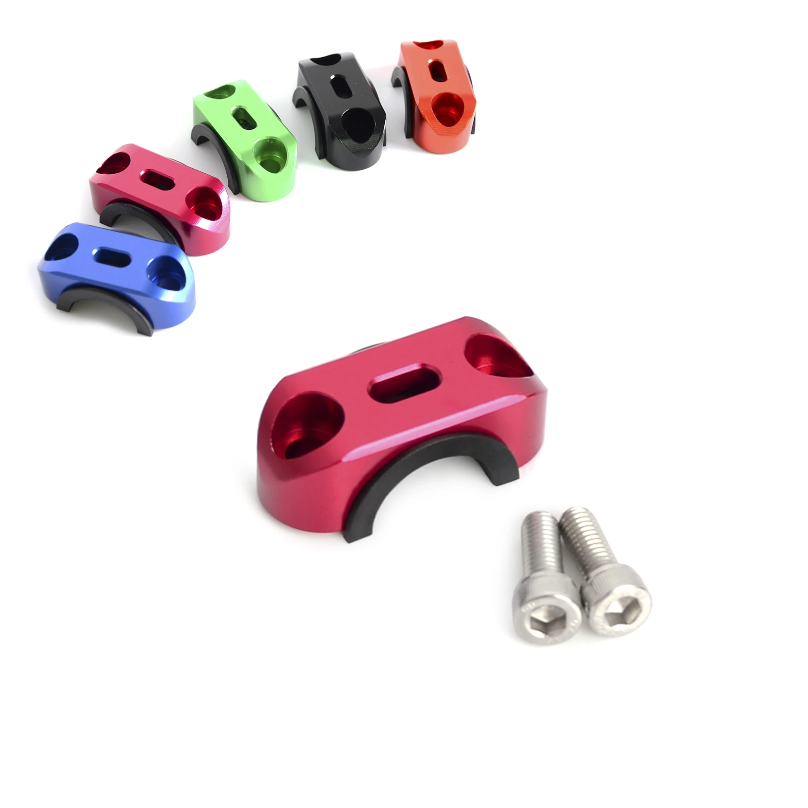 CNC Rotating Bar Clamp Red Anodized for Dirt Bikes MX Motocross Enduro ATV Rotating Bar Clamp for Honda CR CRF XR TRX 125
CNC Rotating Bar Clamp Red Anodized for Dirt Bikes MX Motocross Enduro ATV Rotating Bar Clamp for Honda CR CRF XR TRX 125