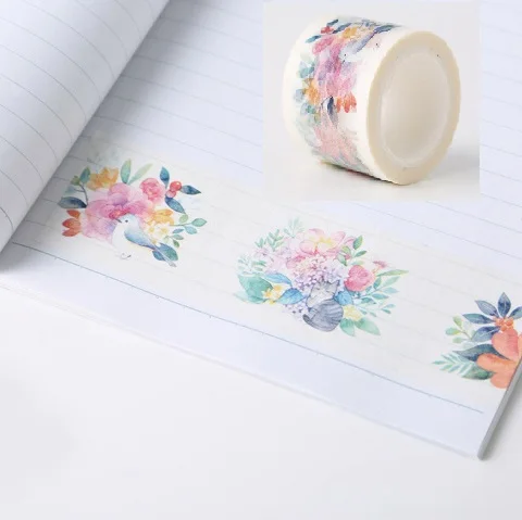 4cm 10m 1 pcs watercolour flower design washi tape Adhesive DIY Scrapbook Sticker Label Masking home decor
4cm 10m 1 pcs watercolour flower design washi tape Adhesive DIY Scrapbook Sticker Label Masking home decor