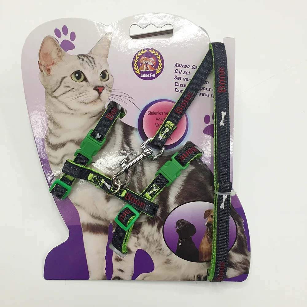 360pcs/lot New Denim Pet Dog Leashes and Collars Set Puppy Leads for Small Dogs Cat Adjustable Cat Harness Pet Accessories
360pcs/lot New Denim Pet Dog Leashes and Collars Set Puppy Leads for Small Dogs Cat Adjustable Cat Harness Pet Accessories