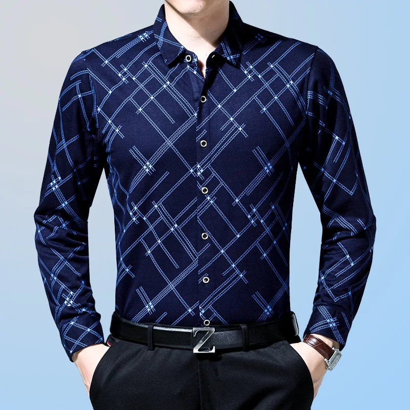 2019 New Fashion Men dress Shirts Slim Cotton Plaid Long Sleeve Plus Size 3XL Male Casual Shirts Business Men Shirt 2XL 3XL
2019 New Fashion Men dress Shirts Slim Cotton Plaid Long Sleeve Plus Size 3XL Male Casual Shirts Business Men Shirt 2XL 3XL