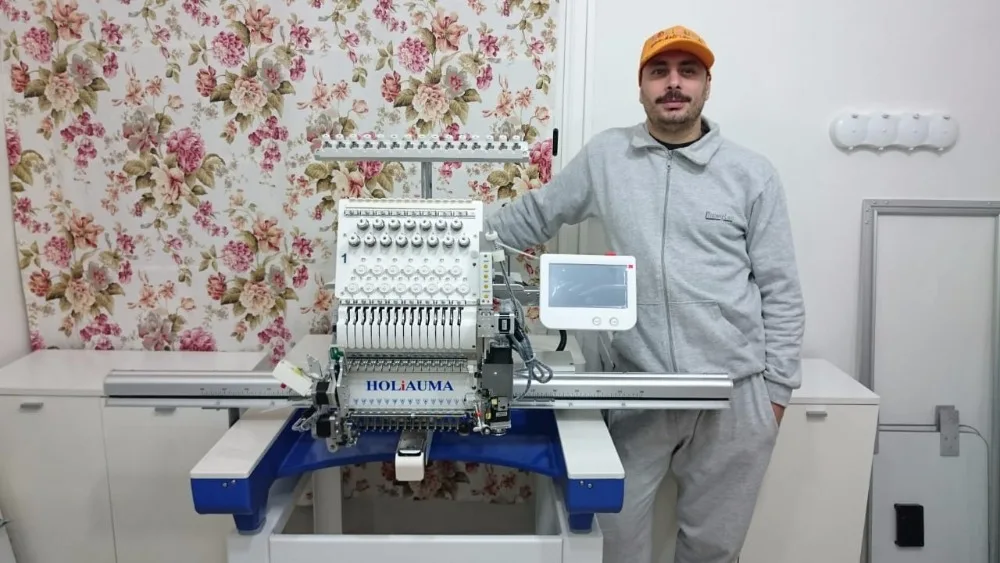 Компьютеризированная вышивальная машина Tajima с большой плоской и одной головкой