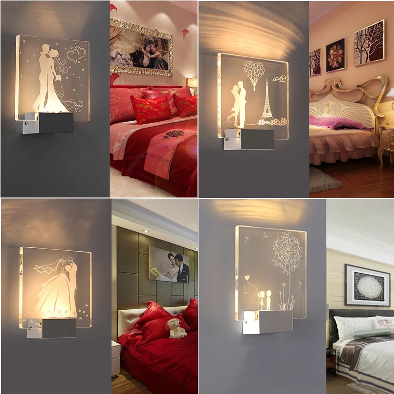 New Creative Square LED Indoor wall Light Surface Mounted Bedside Lamps Modern Acrylic Sconce Lamp For Living Bed Room Lighting
New Creative Square LED Indoor wall Light Surface Mounted Bedside Lamps Modern Acrylic Sconce Lamp For Living Bed Room Lighting