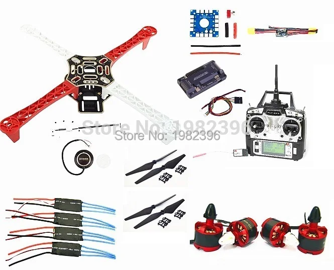 F450 Квадрокоптер Quadro Kit de Rack FS-T6 APM 2,6 7 M GPS 2212 920kv motor 30A ESC 1045 для квадрокоптера
F450 Квадрокоптер Quadro Kit de Rack FS-T6 APM 2,6 7 M GPS 2212 920kv motor 30A ESC 1045 для квадрокоптера