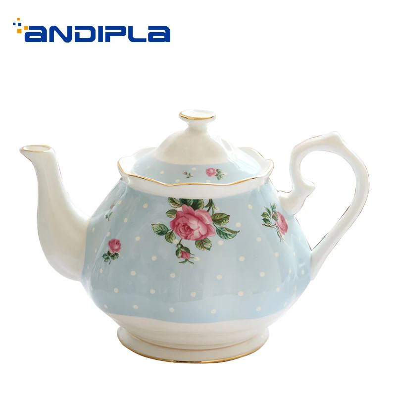1000ml Pastoral Style Handle Coffee Pot Ceramic Bone china Heat Resistant Milk Pots Home Drinkware Juice Tea Water Kettle Decor
1000ml Pastoral Style Handle Coffee Pot Ceramic Bone china Heat Resistant Milk Pots Home Drinkware Juice Tea Water Kettle Decor