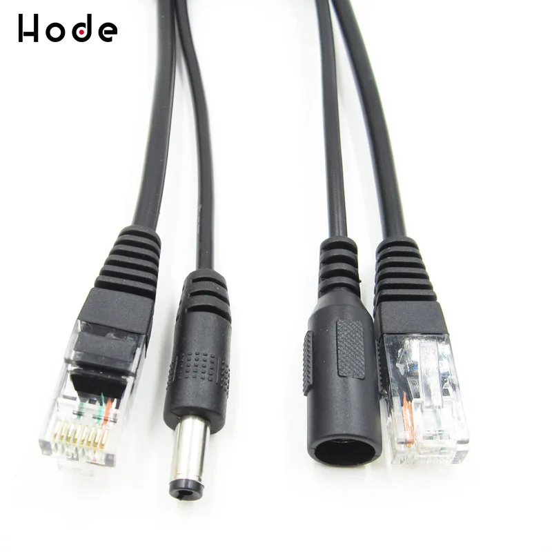 Кабель адаптер POE RJ45 инжектор Сплиттер Комплект экранированная лента пассивный