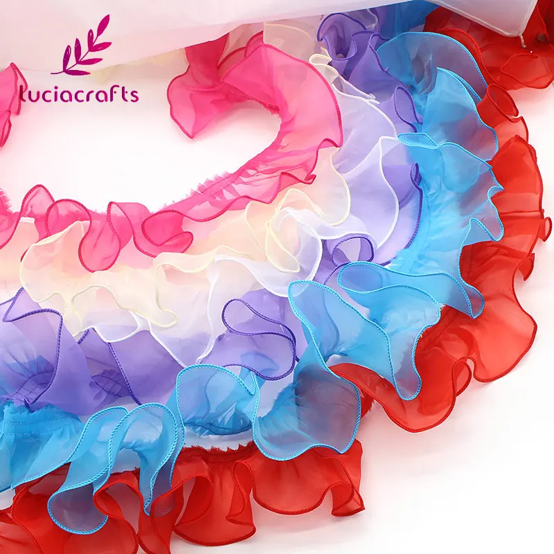 Lucia crafts 2 года/партия, приблизительно 8,5 см, кружевные ленты из органзы для самостоятельного пошива одежды, аксессуары из материалов ручной р...
Lucia crafts 2 года/партия, приблизительно 8,5 см, кружевные ленты из органзы для самостоятельного пошива одежды, аксессуары из материалов ручной р...