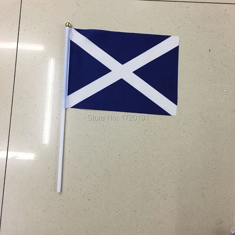 100 PCS/ lot Promotion Wholesale allSm Scotland Hand Waving National Flag 14*21cm #8 Polyester Flag
100 PCS/ lot Promotion Wholesale allSm Scotland Hand Waving National Flag 14*21cm #8 Polyester Flag