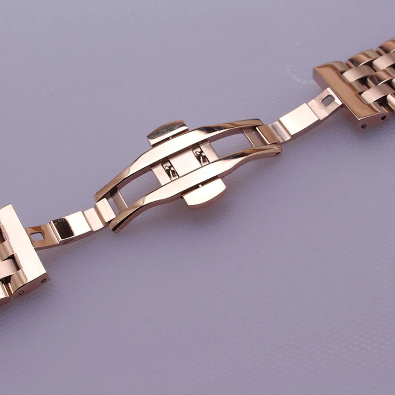 Metal Stainless steel Watchbands 16mm 18mm 20mm 22mm 24mm Silver Gold Rosegold Strap Accessories for Wristwatch Men Curved ends
Metal Stainless steel Watchbands 16mm 18mm 20mm 22mm 24mm Silver Gold Rosegold Strap Accessories for Wristwatch Men Curved ends