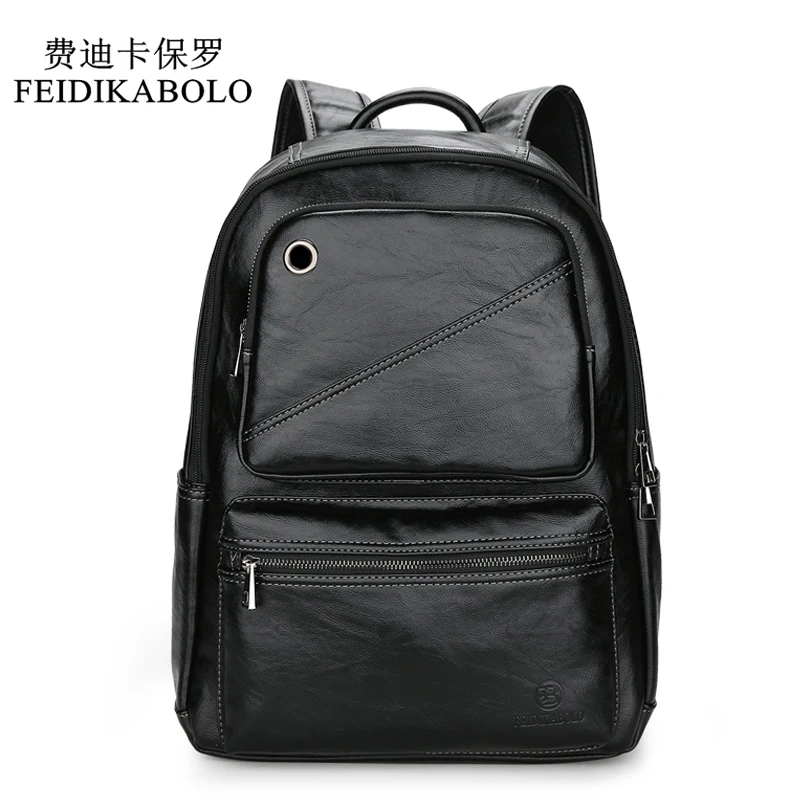 FEIDIKABOLO Brand Men Backpack Mens Leather Laptop Backpack For Teenager Fashion Male Mochila Leisure Travel Backpack School Bag
FEIDIKABOLO Brand Men Backpack Mens Leather Laptop Backpack For Teenager Fashion Male Mochila Leisure Travel Backpack School Bag