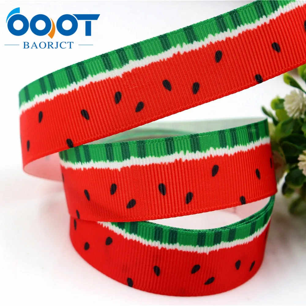 Ленты для арбуза OOOT BAORJCT 175296 22 мм 10 ярдов Термотрансферная печатная корсажная
