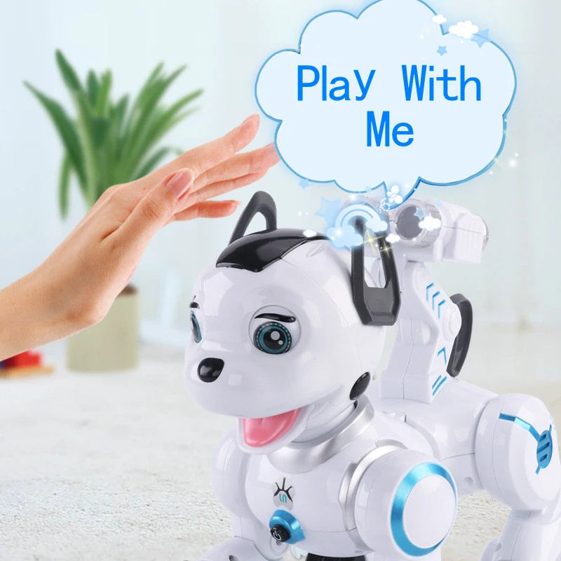 Дети Pet электрический RC интеллигентная программирования собака K10 прогулочная