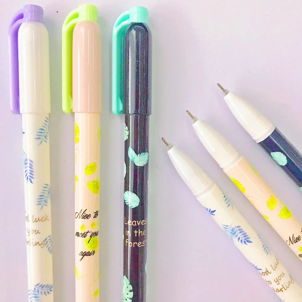 3X Kawaii Pastel Forest Leaf Gel Pen School Office Supply Student Stationery Black Ink 0.5mm Kids Gift
3X Kawaii Pastel Forest Leaf Gel Pen School Office Supply Student Stationery Black Ink 0.5mm Kids Gift