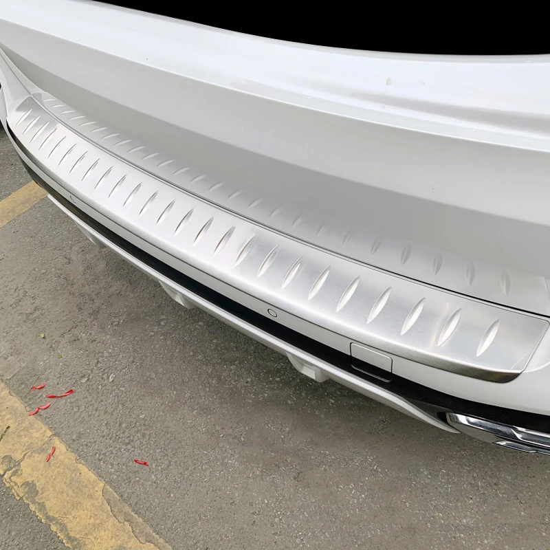 Car Styling Stainless Steel Outer Rear Bumper Protector Plate Cover Trim For BMW X5 G05 2019 2020
Car Styling Stainless Steel Outer Rear Bumper Protector Plate Cover Trim For BMW X5 G05 2019 2020