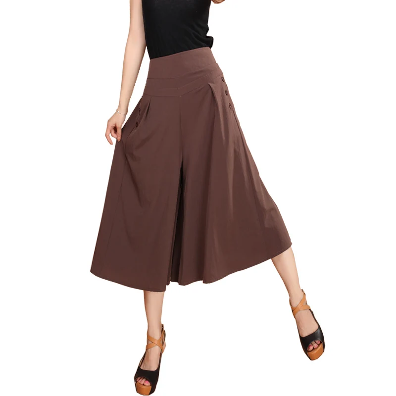 2019 Spring Summer Fashion High Waist Wide Leg Pants Female Loose Casual Seven Yards Pants Trouser For Women F132
2019 Spring Summer Fashion High Waist Wide Leg Pants Female Loose Casual Seven Yards Pants Trouser For Women F132
