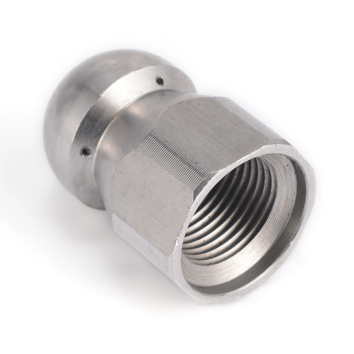 New 3/8''F Pressure Washer Pipe Nozzle Drain Sewer Cleaning Pipe Jetter Rotary Stainless Steel 5 Jet Nozzles
New 3/8''F Pressure Washer Pipe Nozzle Drain Sewer Cleaning Pipe Jetter Rotary Stainless Steel 5 Jet Nozzles