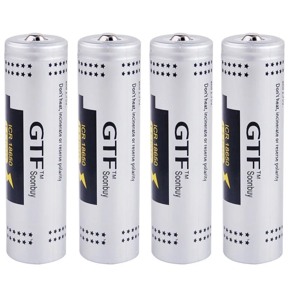 GTF 100% Original 18650 Battery 3.7v 3000mah 18650 Lithium Rechargeable Battery for Flashlight Power Bank Gadget Cabinet Light
GTF 100% Original 18650 Battery 3.7v 3000mah 18650 Lithium Rechargeable Battery for Flashlight Power Bank Gadget Cabinet Light