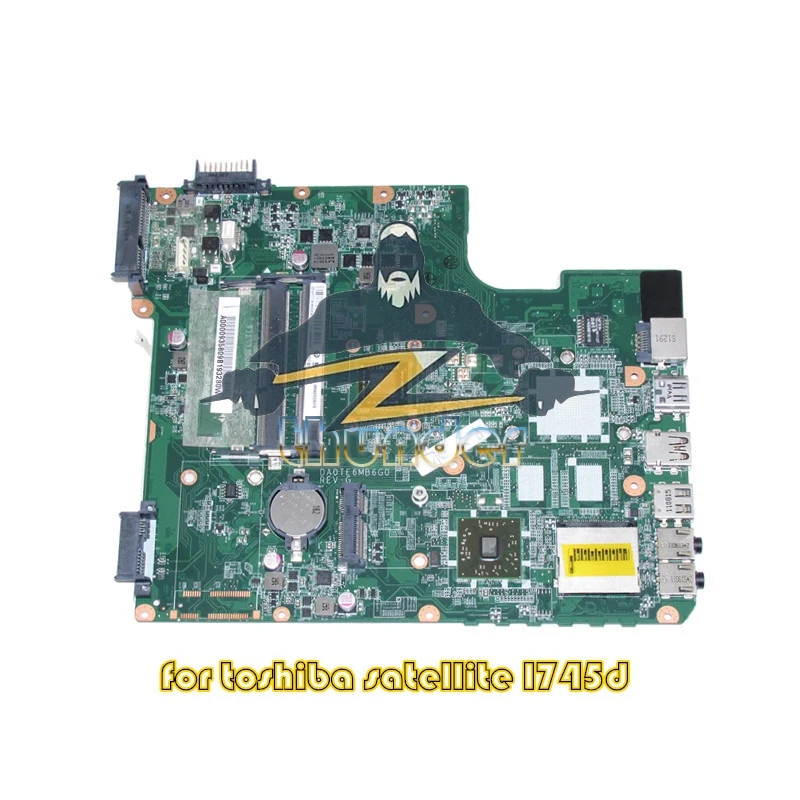 DA0TE6MB6G0 REV G A000093580 for Toshiba Satellite L745 L745D laptop motherboard EME450 CPU DDR3
DA0TE6MB6G0 REV G A000093580 for Toshiba Satellite L745 L745D laptop motherboard EME450 CPU DDR3