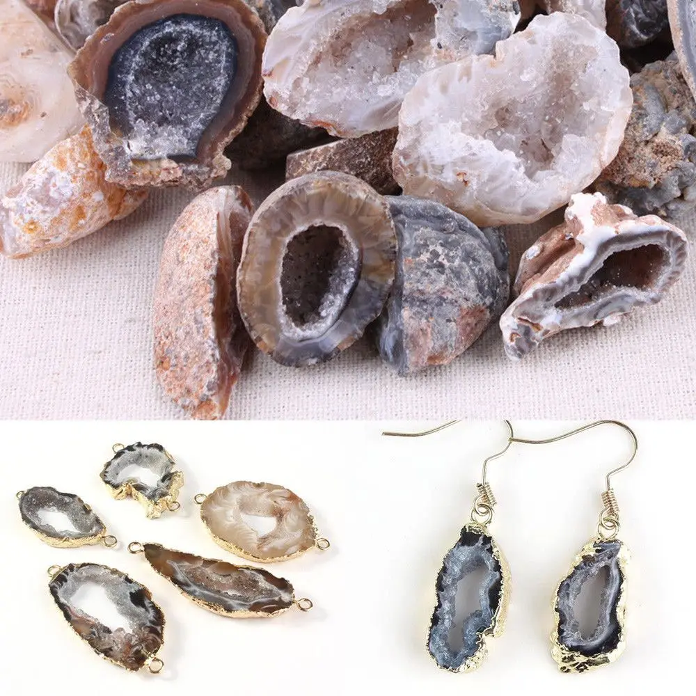 Agate Geodes Collection Raw Stones Slice Natural Crystals Halves Healing Grade Mini DIY unique practical
Agate Geodes Collection Raw Stones Slice Natural Crystals Halves Healing Grade Mini DIY unique practical