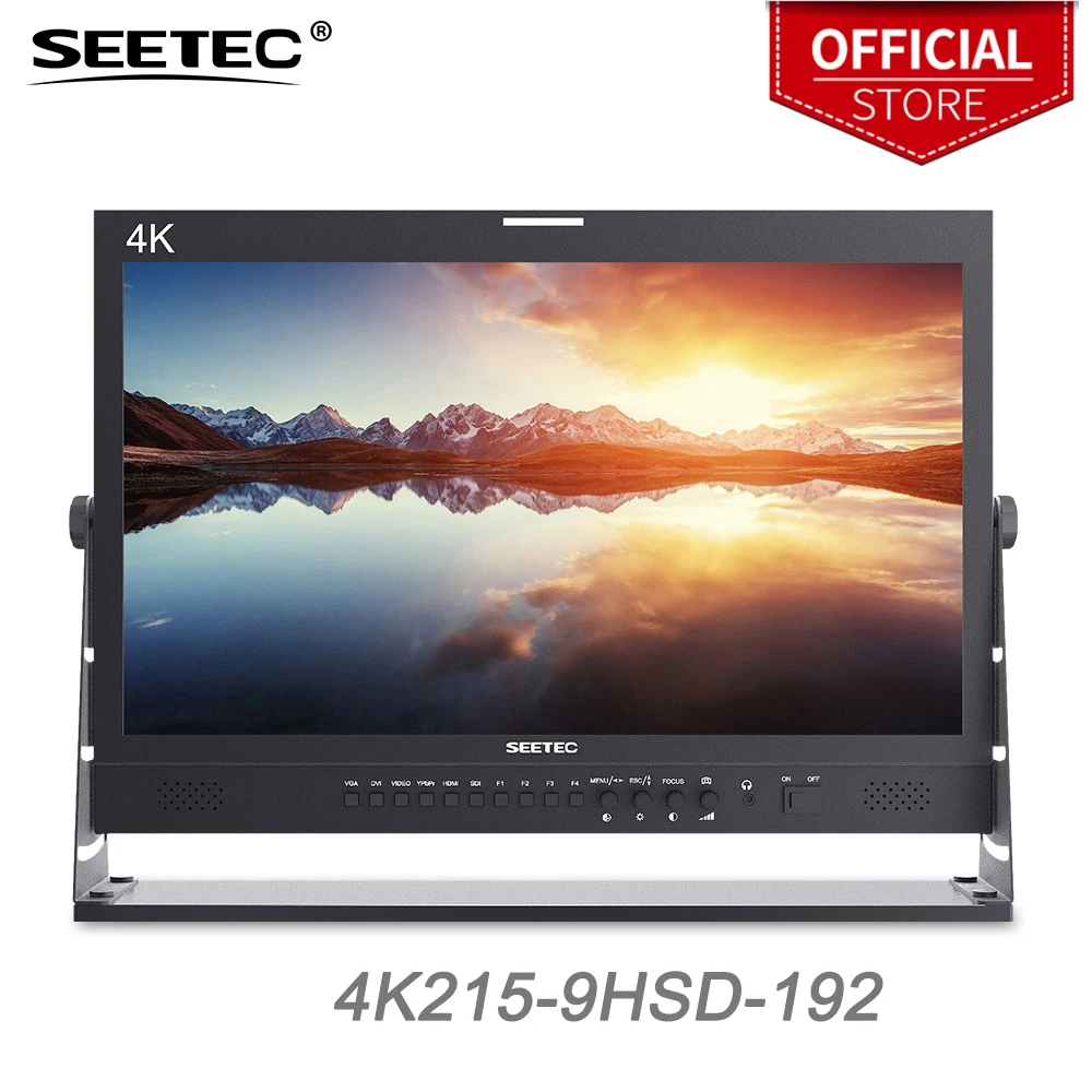 Монитор широкополосный Seetec 4K215-9HSD-192 21 5 дюйма IPS 1920x1080 3G-SDI 4K HDMI Pro настольный