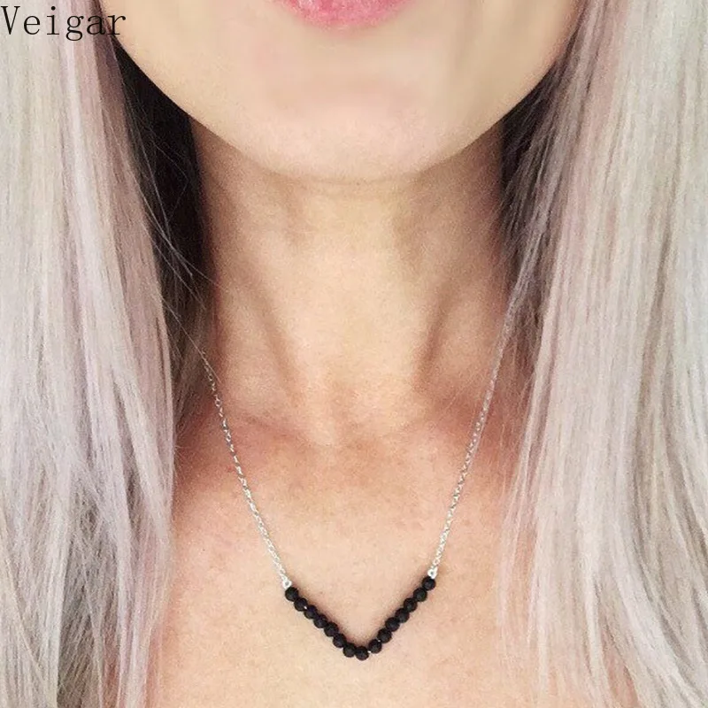 Vintage Black V Shape Pendant Necklace Women Clavicle Chain 2018 Fashion Jewelry Delicate Necklaces for Women Colar Feminino
Vintage Black V Shape Pendant Necklace Women Clavicle Chain 2018 Fashion Jewelry Delicate Necklaces for Women Colar Feminino