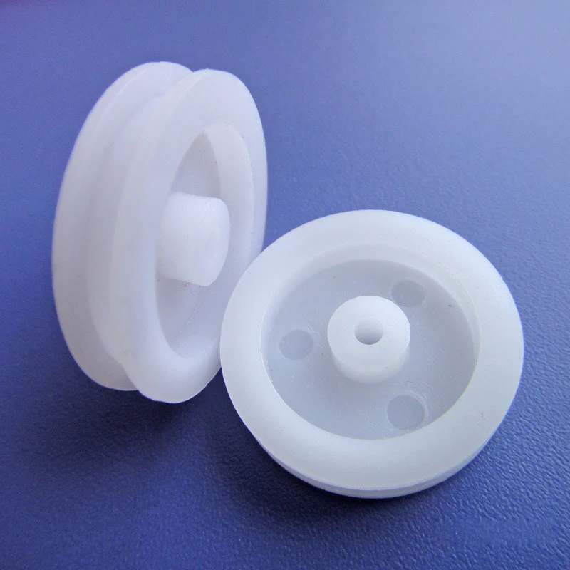 10 pcs 20x4mm 1.9mm Hole Plastic Belt Pulley For DIY RC Toy Car Mini Belt Pulley Reduction Gears