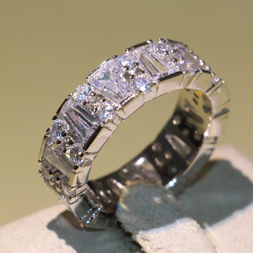 Size 5-10 Pattern ring Smooth Face High Quality Vintage Fashion Jewelry 925 Sterling Silver Princess Cut AAA CZ Ring for Women
Size 5-10 Pattern ring Smooth Face High Quality Vintage Fashion Jewelry 925 Sterling Silver Princess Cut AAA CZ Ring for Women