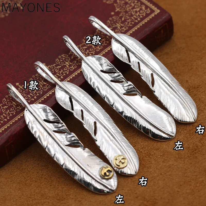 MAYONES Hot Sale Pendant 100% Real 925 Sterling Silver Feather Necklace Pendant for Men Women fine jewelry Free Shipping
MAYONES Hot Sale Pendant 100% Real 925 Sterling Silver Feather Necklace Pendant for Men Women fine jewelry Free Shipping