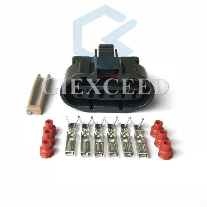 30 комплектов MG640547-5 6 Pin женский МАФ Сенсор Plug And распределителя зажигания для