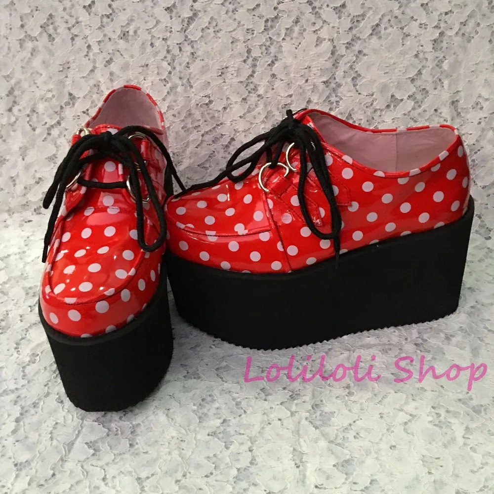 Princess sweet lolita shoes Japanese design / customize Lolita shaped shoes lace platform shoes custom an1234 Red Mirror
Princess sweet lolita shoes Japanese design / customize Lolita shaped shoes lace platform shoes custom an1234 Red Mirror