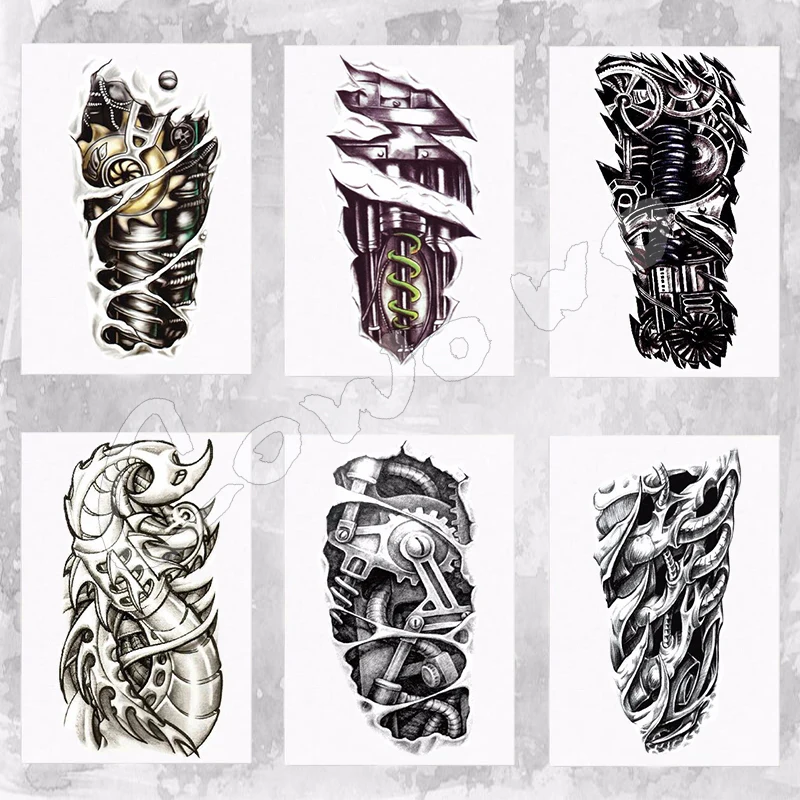 21X10 CM New Fashion Man 3D Tattoo Robot Arm Waterproof Temporary Tattoo Stickers
21X10 CM New Fashion Man 3D Tattoo Robot Arm Waterproof Temporary Tattoo Stickers