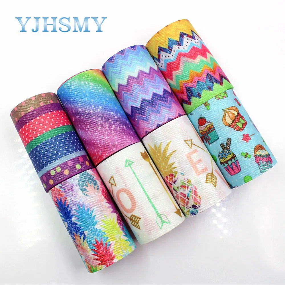 YJHSMY 1801061 75 mm 5 yards Flash color Ribbons Thermal transfer Printed grosgrain Wedding Accessories DIY handmade materia
YJHSMY 1801061 75 mm 5 yards Flash color Ribbons Thermal transfer Printed grosgrain Wedding Accessories DIY handmade materia