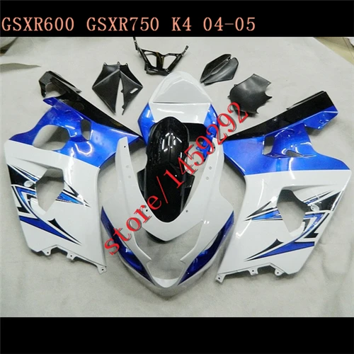 HW- Blue+White Motorcycle Fairing kit for GSXR 600 750 04-05 K4 GSXR600 GSXR750 2004-2005 GSX R600 04 05 2004 2005 BBF
HW- Blue+White Motorcycle Fairing kit for GSXR 600 750 04-05 K4 GSXR600 GSXR750 2004-2005 GSX R600 04 05 2004 2005 BBF