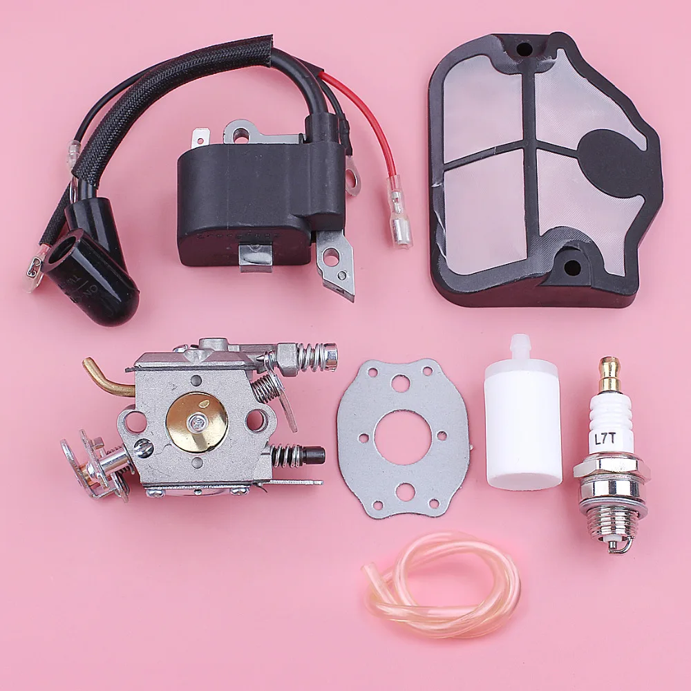 Carburetor Ignition Coil For Husqvarna 136 137 141 142 Air Fuel Filter Line Hose Gasket Spark Plug Chainsaw Replace Part
Carburetor Ignition Coil For Husqvarna 136 137 141 142 Air Fuel Filter Line Hose Gasket Spark Plug Chainsaw Replace Part