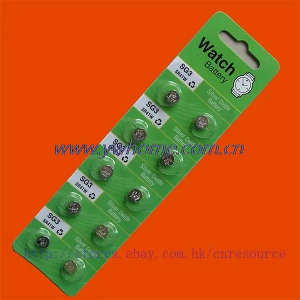10 x SG3 LR41 392 SR41 SR736 батарея для часов с оксидом серебра|watch battery|silver oxide batterylr41 watch battery |