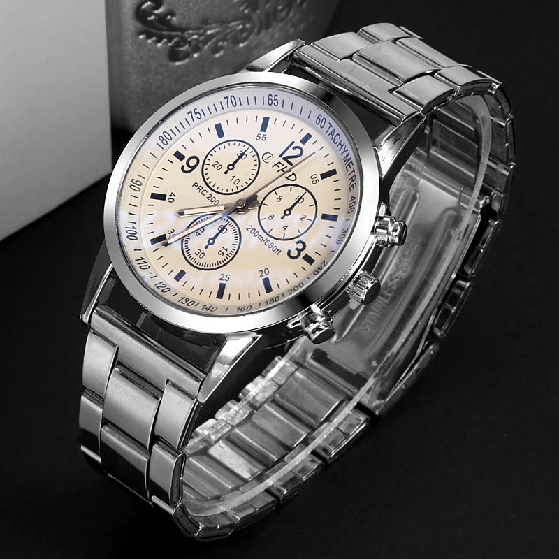 Luxury Stainless Steel Wrist Watch Men Watch Blue Glass Men's Watch Fashion Mens Watches Clock relogio masculino reloj hombre
Luxury Stainless Steel Wrist Watch Men Watch Blue Glass Men's Watch Fashion Mens Watches Clock relogio masculino reloj hombre