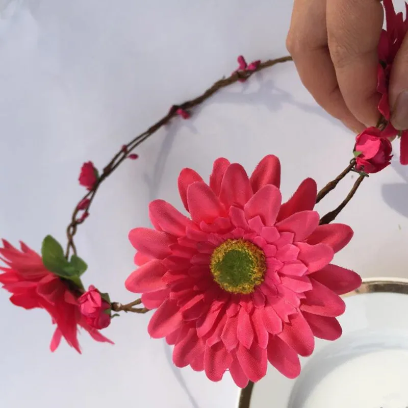 New Colorful Flower Headband Garland Wreath Children Adults Floral Hairband Headdress Halloween Party Favor Gift
New Colorful Flower Headband Garland Wreath Children Adults Floral Hairband Headdress Halloween Party Favor Gift