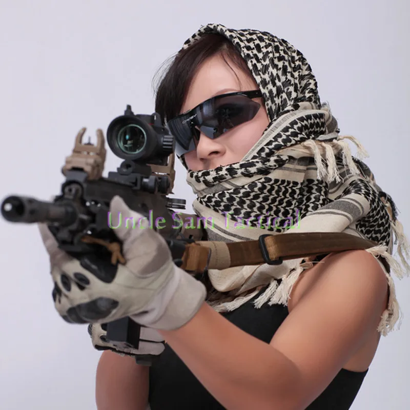 Army Military Unisex Arab Shemag Cotton Scarves Tactical Hunting Head Scarf Paintball Face Mesh Desert Bandanas
Army Military Unisex Arab Shemag Cotton Scarves Tactical Hunting Head Scarf Paintball Face Mesh Desert Bandanas