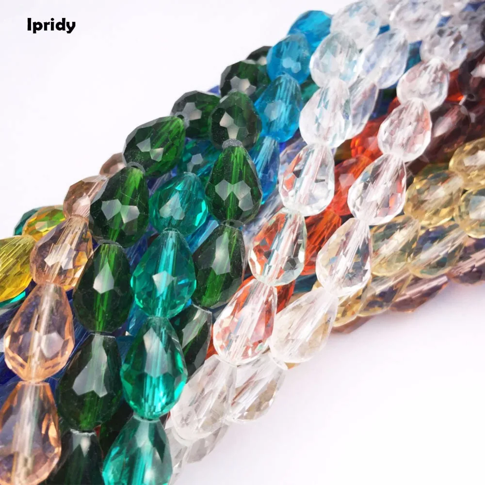 20pcs/lot Cutting Face Drop Crystal Beads Charm Faceted Glass Beads Loose Spacer Bead for DIY Jewelry Making
20pcs/lot Cutting Face Drop Crystal Beads Charm Faceted Glass Beads Loose Spacer Bead for DIY Jewelry Making