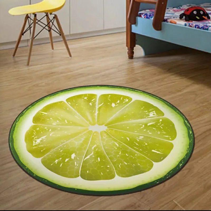 Modern High Quality Fruit Slice Round Mat Rugs And Child Carpet Yoga Mat Bedroom Living Room Carpet Creative Home Decoration
Modern High Quality Fruit Slice Round Mat Rugs And Child Carpet Yoga Mat Bedroom Living Room Carpet Creative Home Decoration