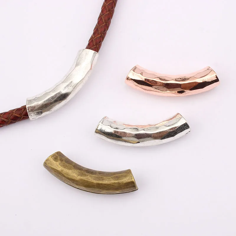 10 pcs Hole Curved Tube Slider Spacers for Round Leather Findings Jewellery Necklace Bracelet Making
10 pcs Hole Curved Tube Slider Spacers for Round Leather Findings Jewellery Necklace Bracelet Making