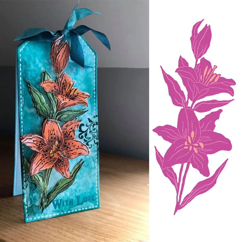 Blooming Lily Metal Cutting Dies Stencil for DIY Scrapbooking Embossing Photo Album Decoration Paper Card Craft Die Cut New 2019
Blooming Lily Metal Cutting Dies Stencil for DIY Scrapbooking Embossing Photo Album Decoration Paper Card Craft Die Cut New 2019