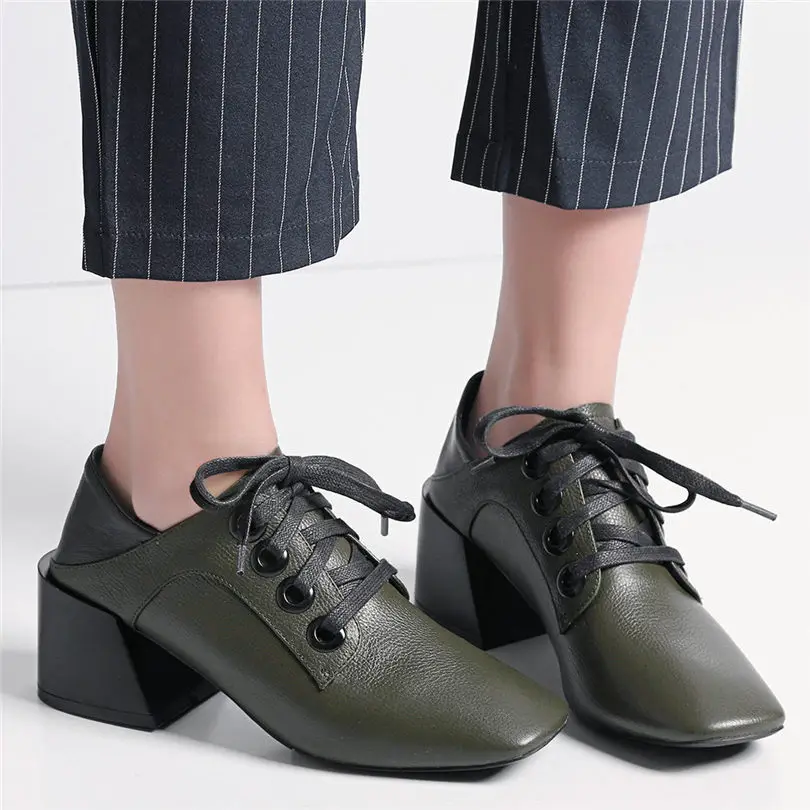 Sexy Wedding Mary Janes Shoes Women Lace Up Cow Leather Chunky High Heels Party Pumps Lady Office Shoes Punk Goth Casual Shoes
Sexy Wedding Mary Janes Shoes Women Lace Up Cow Leather Chunky High Heels Party Pumps Lady Office Shoes Punk Goth Casual Shoes