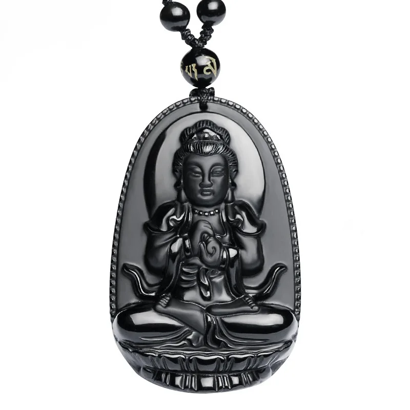 Drop ShippingcNatural Black Obsidian Patron Saint Pendants Carved Buddha Lucky Amulet Pendant Necklace Women Men Jades Jewelry
Drop ShippingcNatural Black Obsidian Patron Saint Pendants Carved Buddha Lucky Amulet Pendant Necklace Women Men Jades Jewelry