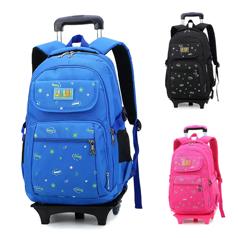 Hot Sales Removable Children School Bags with 3 Wheels Children Climb Stair Trolley Bookbag Kids Wheeled Bags Girls Backpack
Hot Sales Removable Children School Bags with 3 Wheels Children Climb Stair Trolley Bookbag Kids Wheeled Bags Girls Backpack