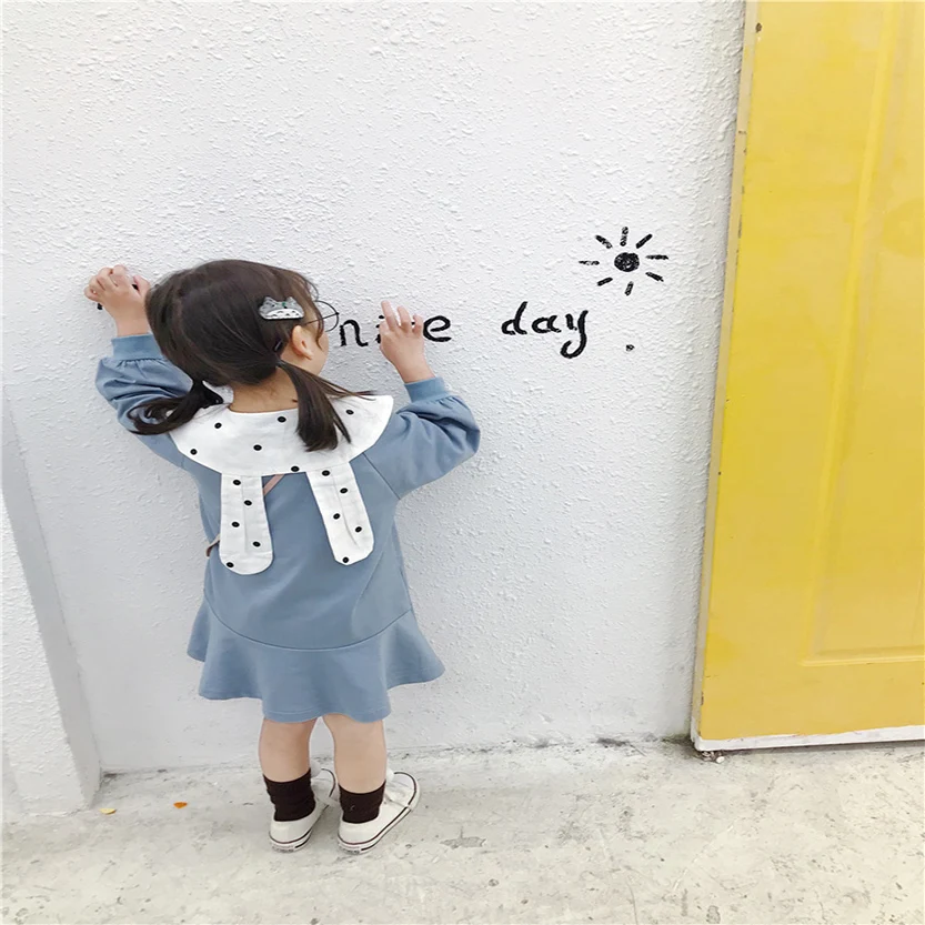 Girls dress spring and autumn 2019 new small and medium girls cotton foreign long-sleeved dress
Girls dress spring and autumn 2019 new small and medium girls cotton foreign long-sleeved dress