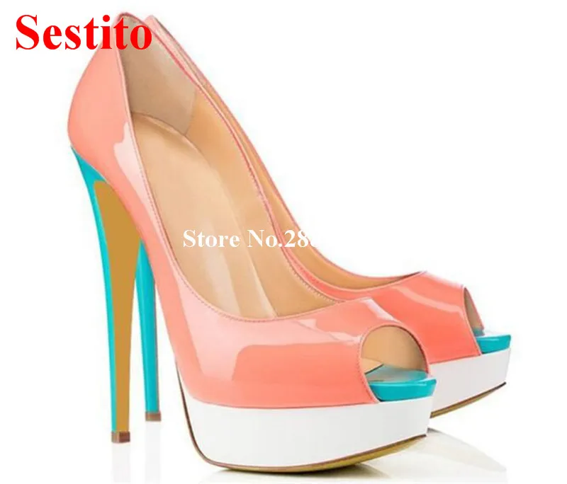 Women High Heel Pumps Colorized Platform Shoes Sexy Thin High Heels Mixed Colors Ladies Shoes Stilettos Fashion Party Shoes
Women High Heel Pumps Colorized Platform Shoes Sexy Thin High Heels Mixed Colors Ladies Shoes Stilettos Fashion Party Shoes